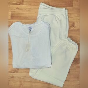 NWT Ouftit Bundle Set 2XL Men's Sweat Pants / Kuwalla cotton+Linen eco Tee 2for1